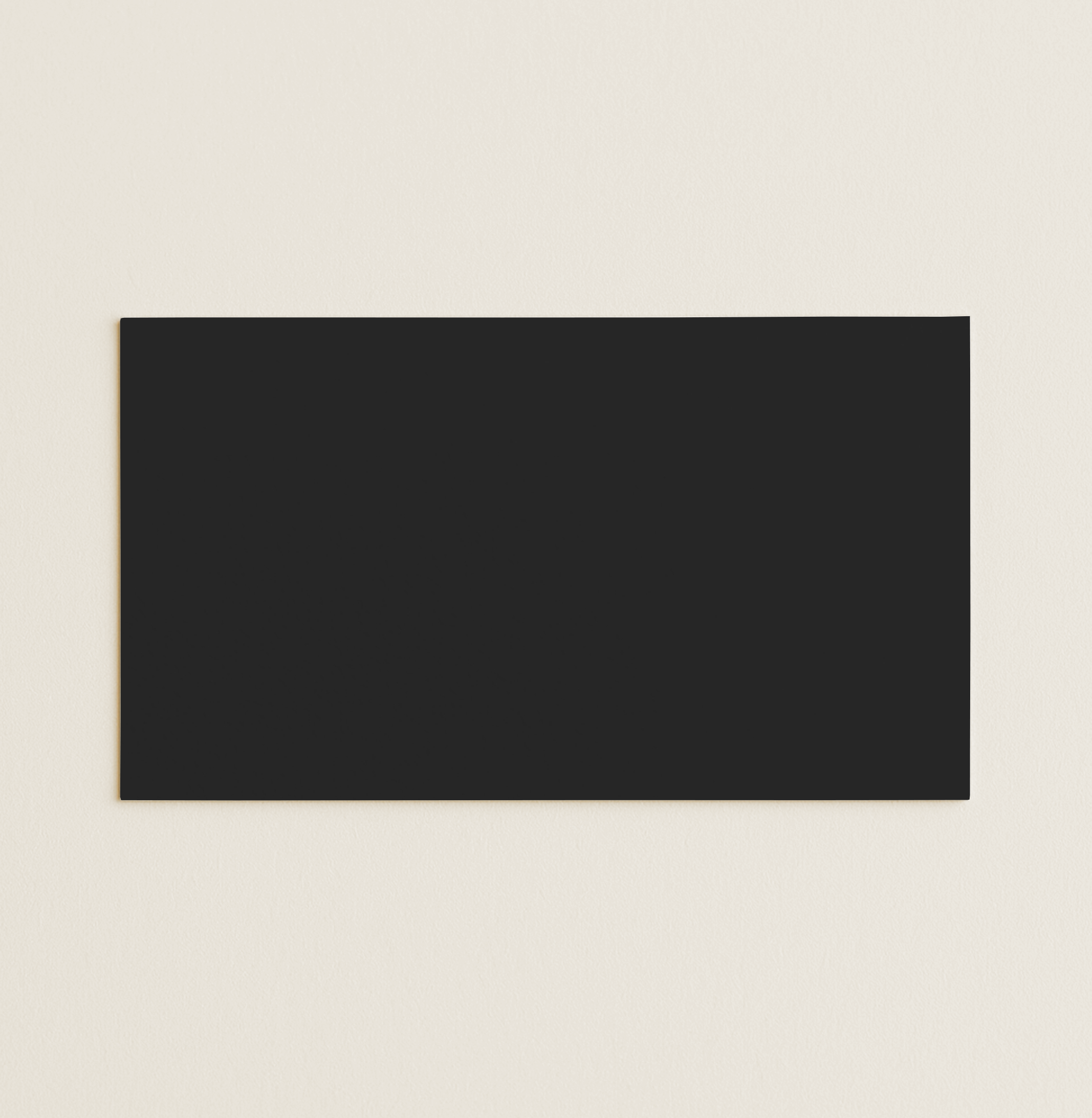 Flat Place Cards – Olin Colours Black