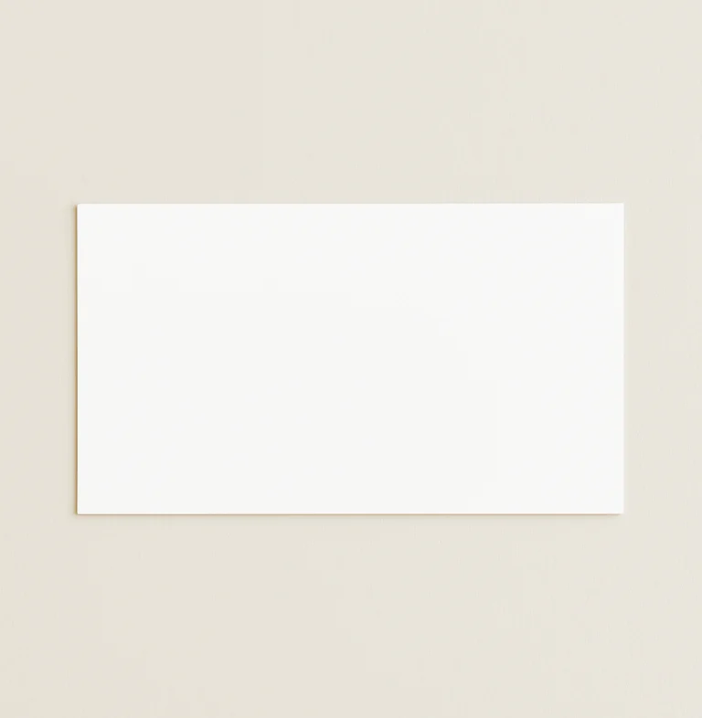 Flat Place Cards - Olin Colours Bright White
