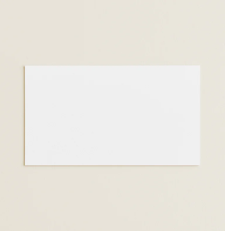 Flat Place Cards - Olin Colours Brilliant White