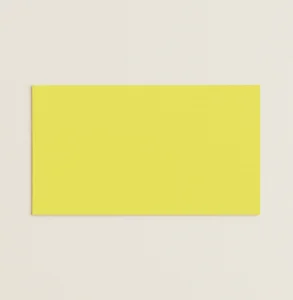 Flat Place Cards - Olin Colours Citrus Yellow - View 1