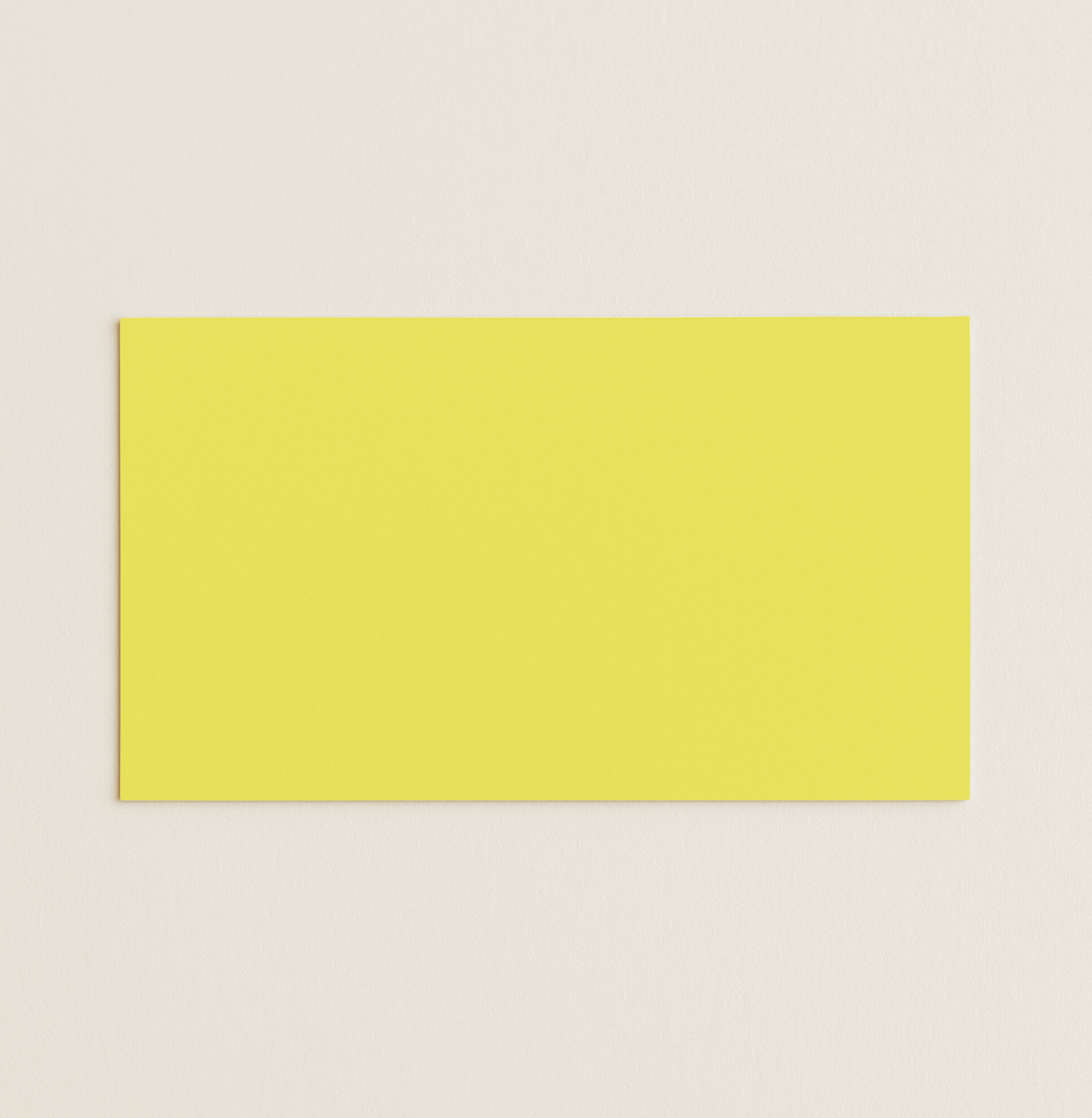 Flat Place Cards – Olin Colours Citrus Yellow