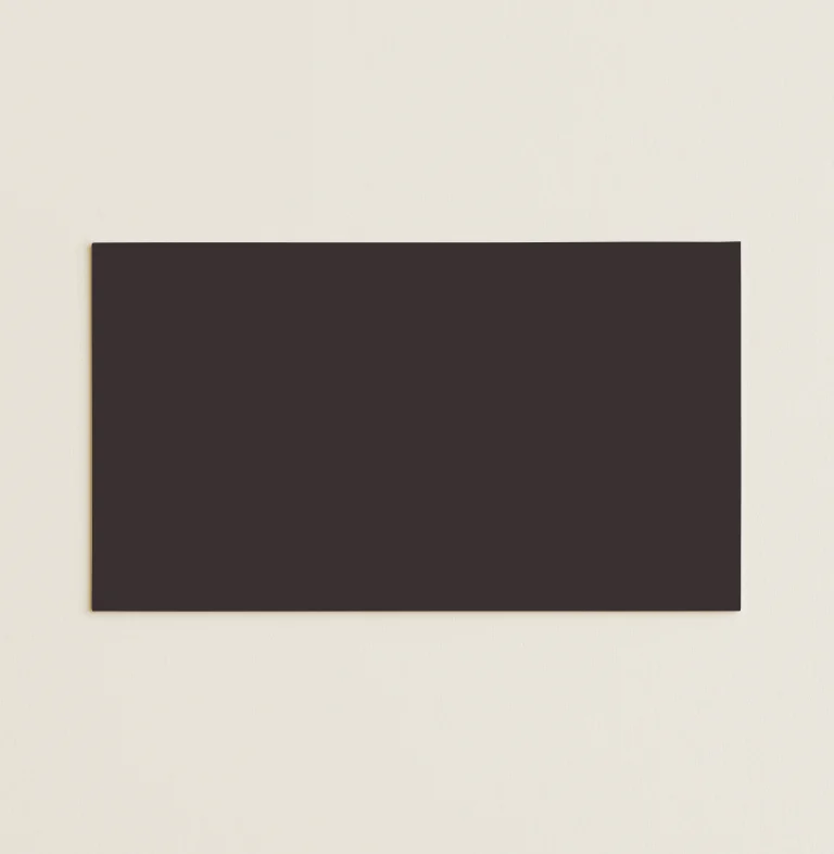 Flat Place Cards - Olin Colours Hot Brown