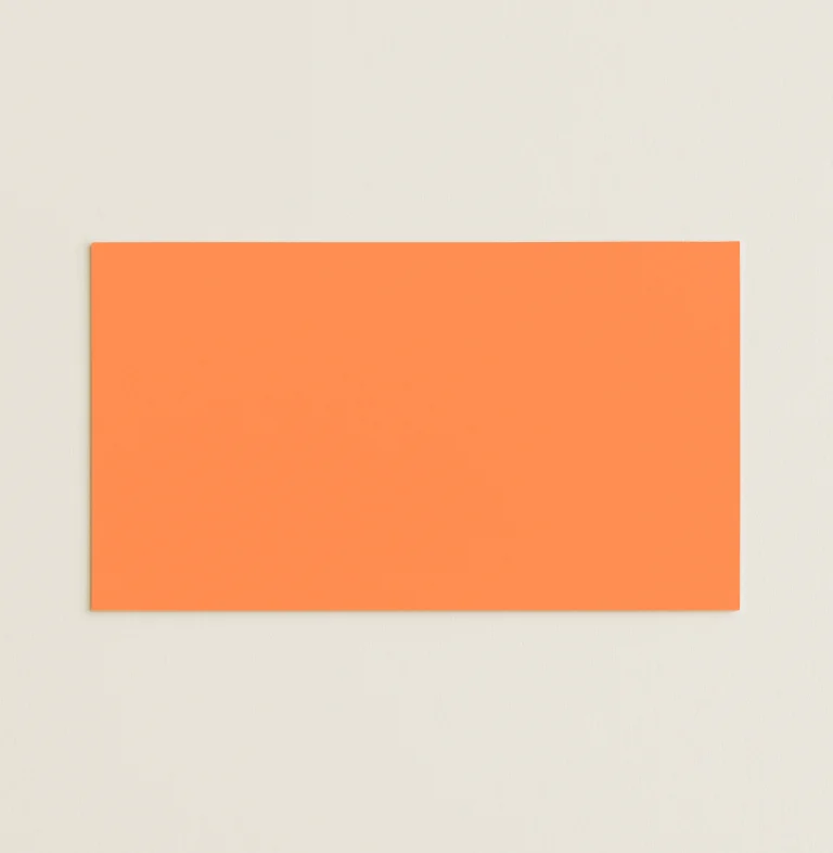 Flat Place Cards - Olin Colours Orange