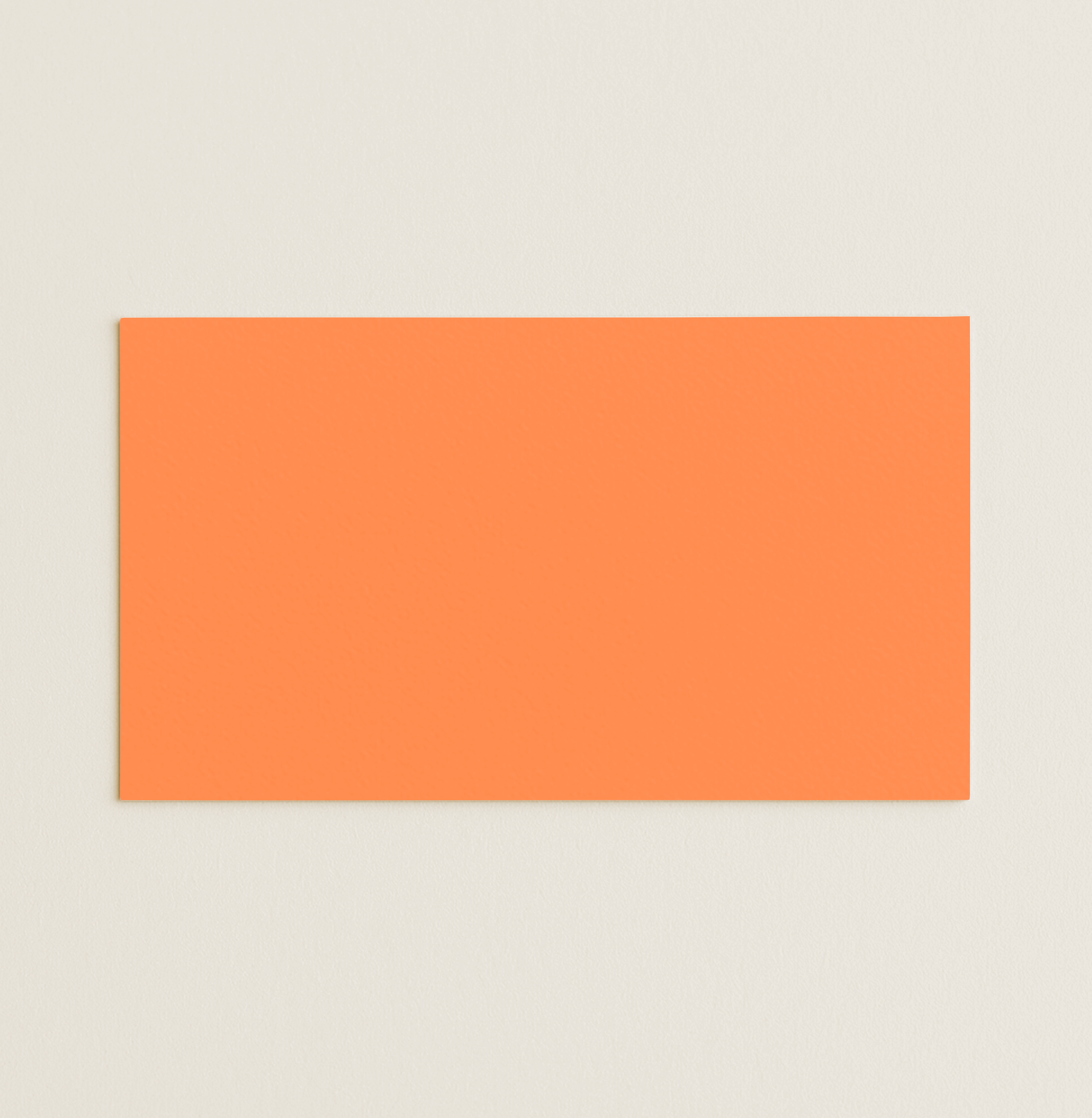 Flat Place Cards – Olin Colours Orange