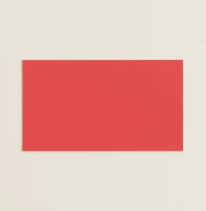 Flat Place Cards - Olin Colours Poppy - View 1