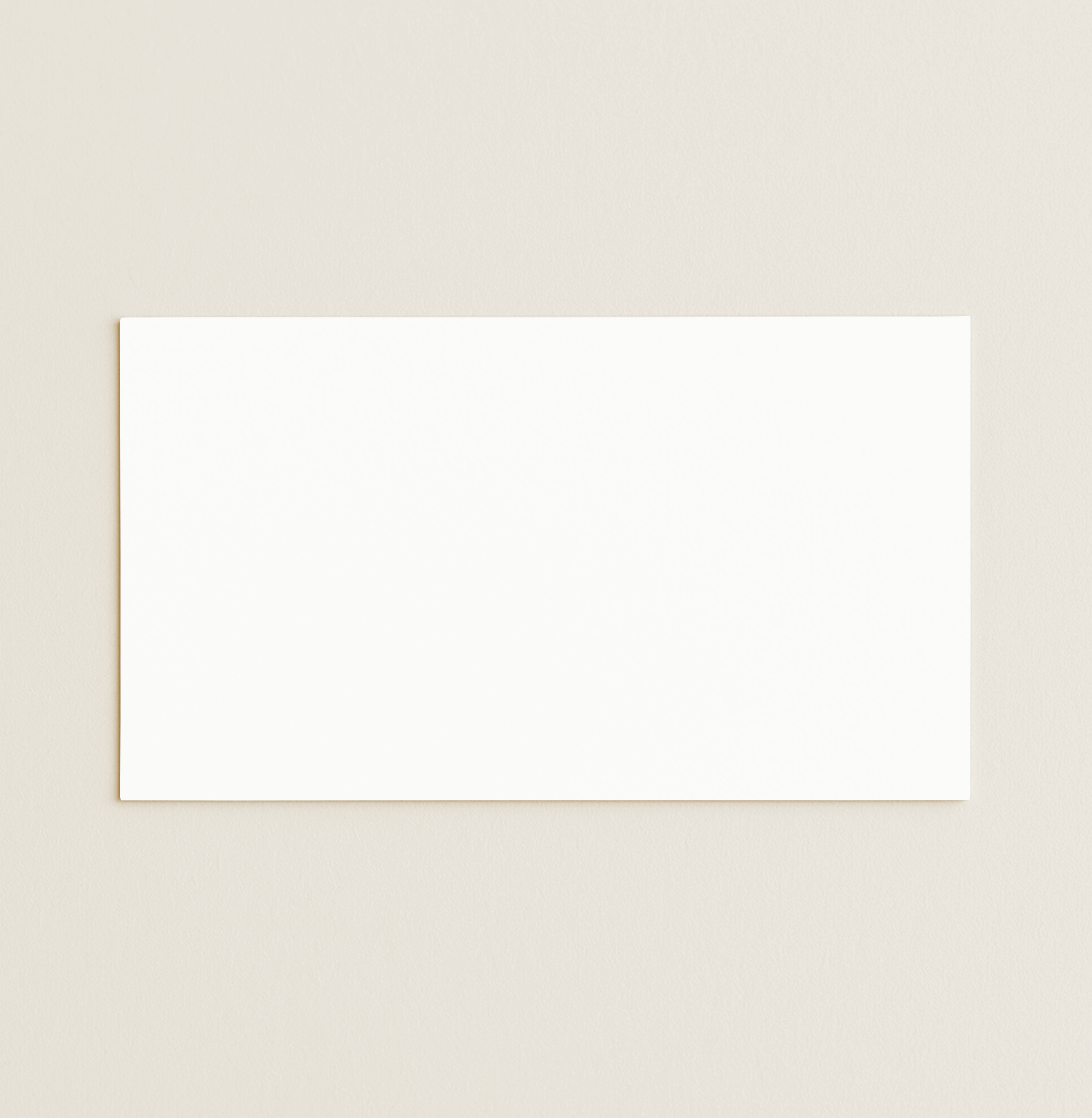 Flat Place Cards – Olin Colours Soft White