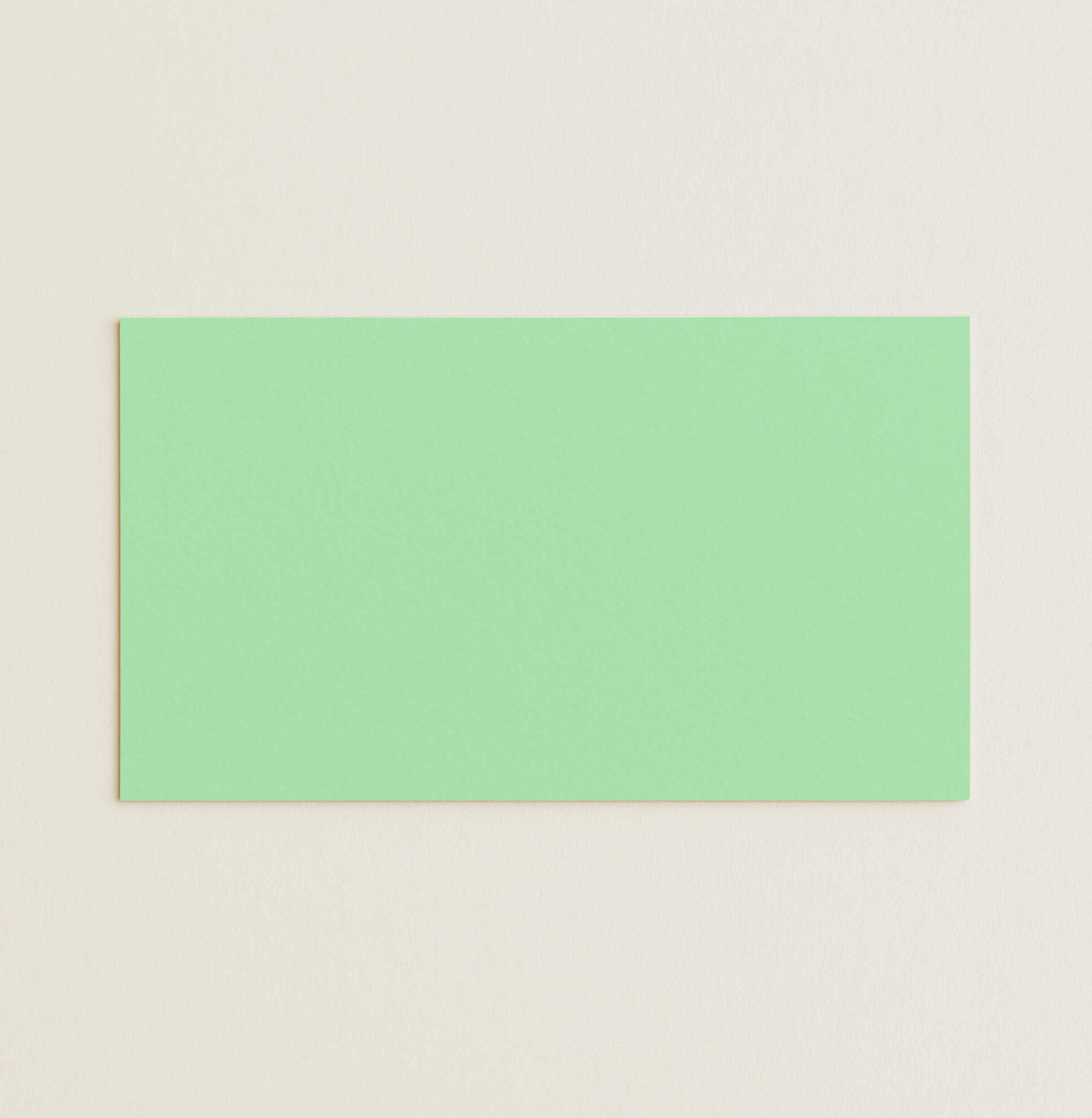 Flat Place Cards – Olin Colours Spring Green