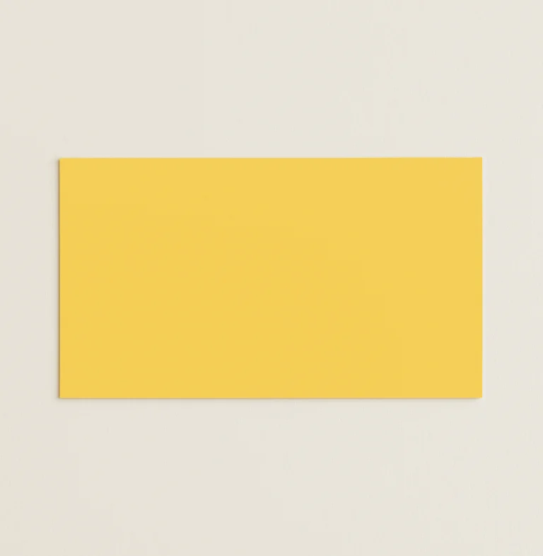 Flat Place Cards - Olin Colours Sunshine Yellow