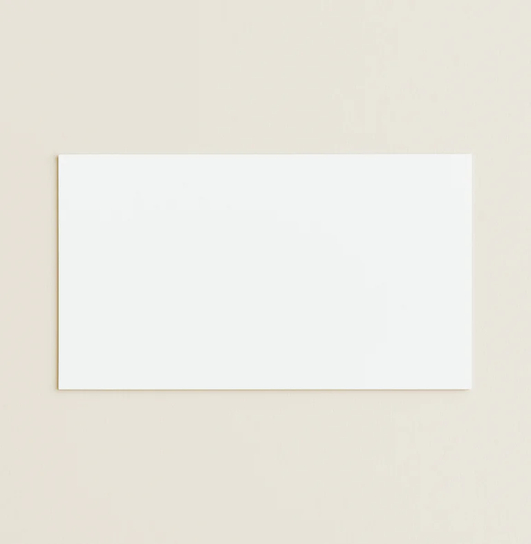 Flat Place Cards - Olin Colours Ultimate White