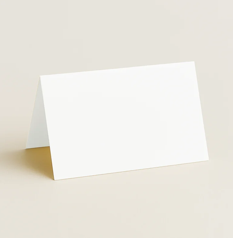 Folded Place Cards - Olin Colours Bright White