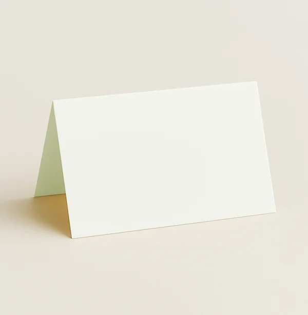 Folded Place Card - Olin Colours Oyster