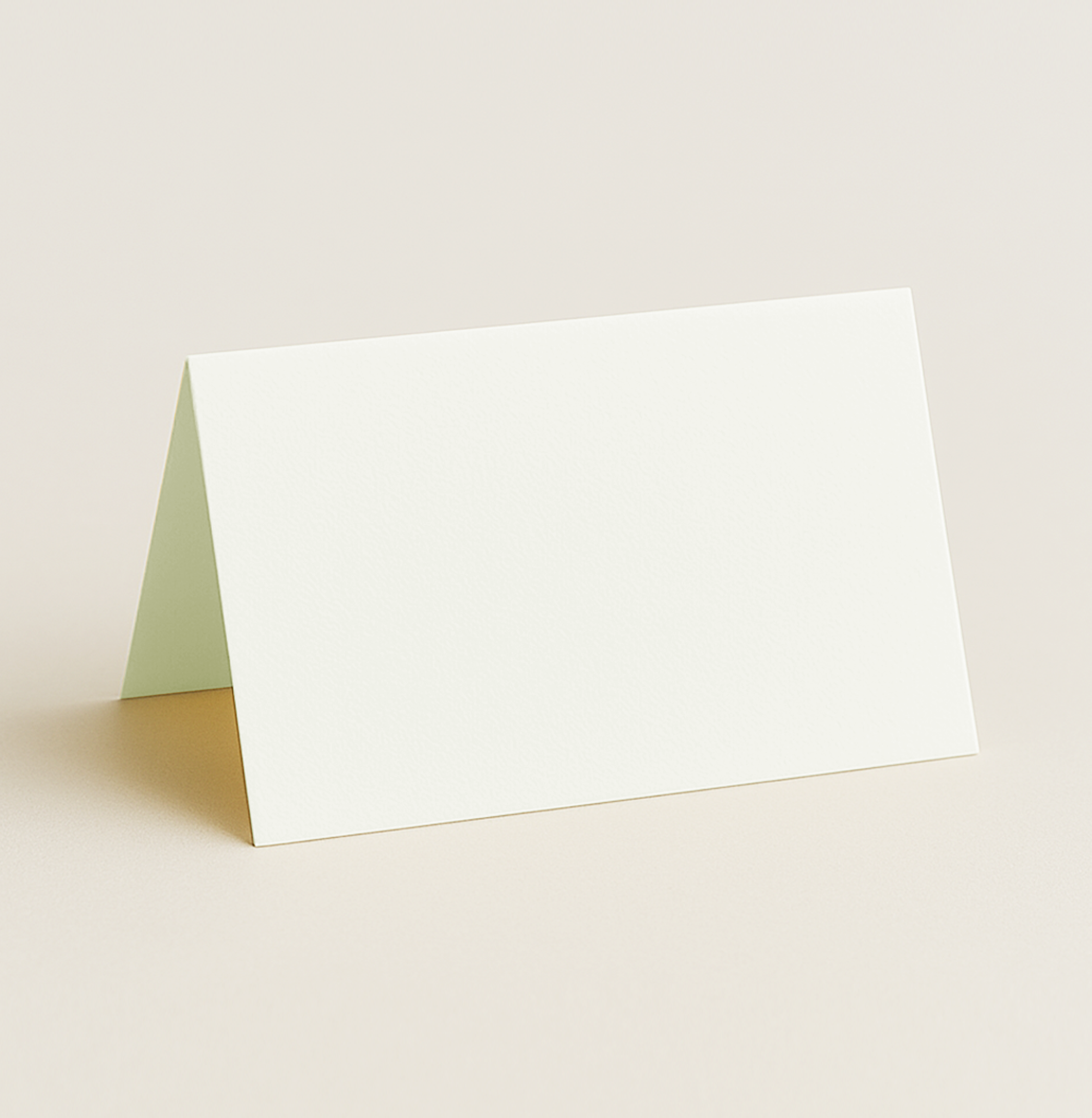 Folded Place Card – Olin Colours Oyster