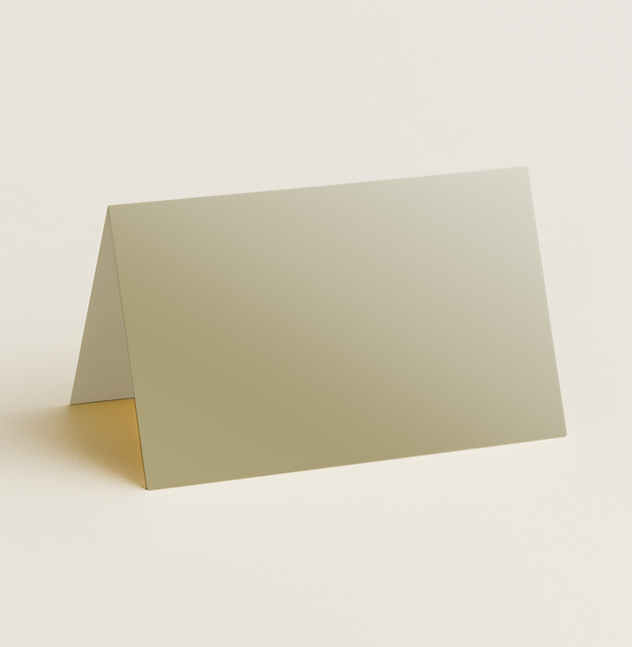 Folded Place Cards – Curious Metallics Gold Leaf