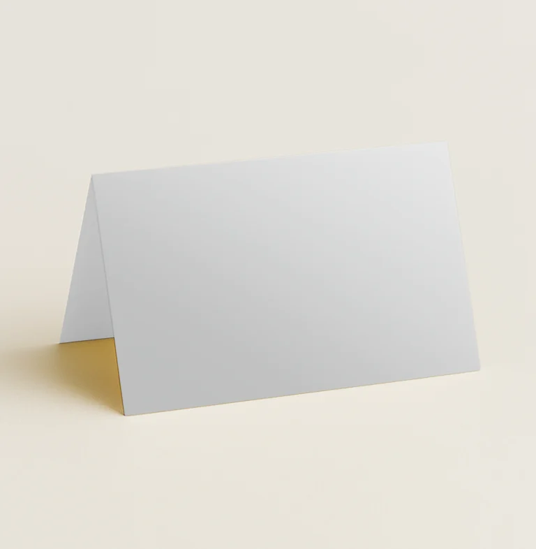 Folded Place Cards - Curious Metallics Lustre