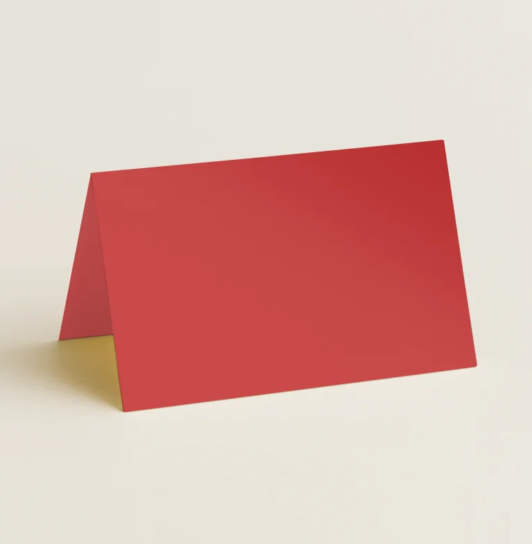 Folded Place Cards - Curious Metallics Magma