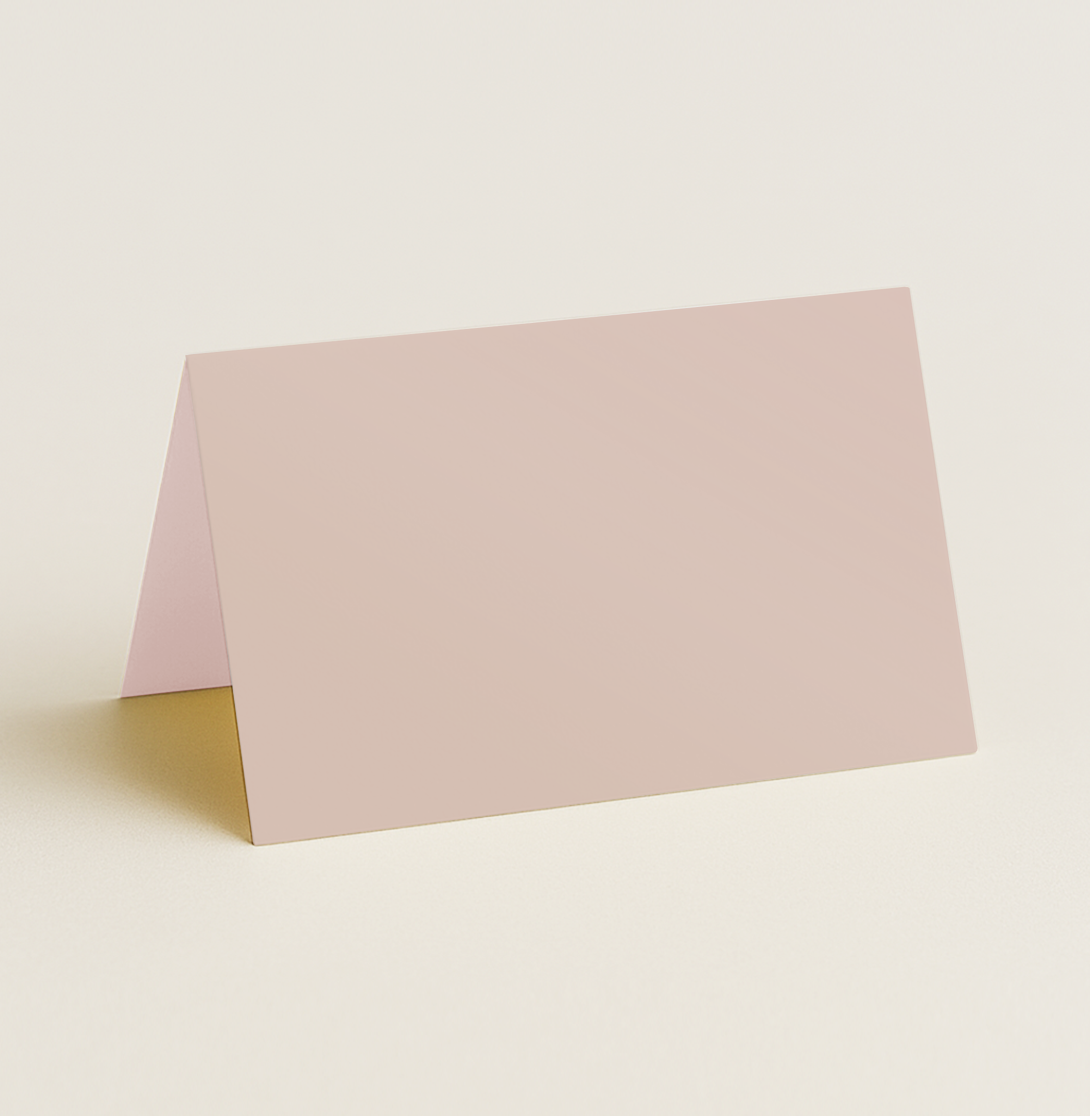 Folded Place Cards – Curious Metallics Rose Gold