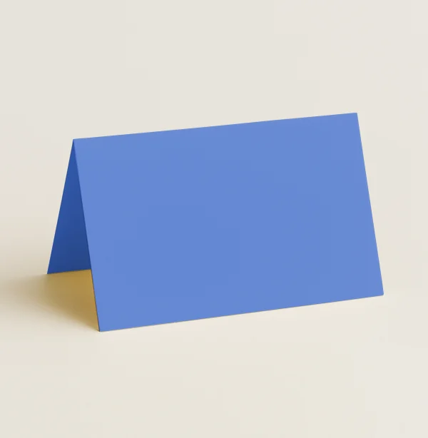 Folded Place Cards - Keaykolour Azure