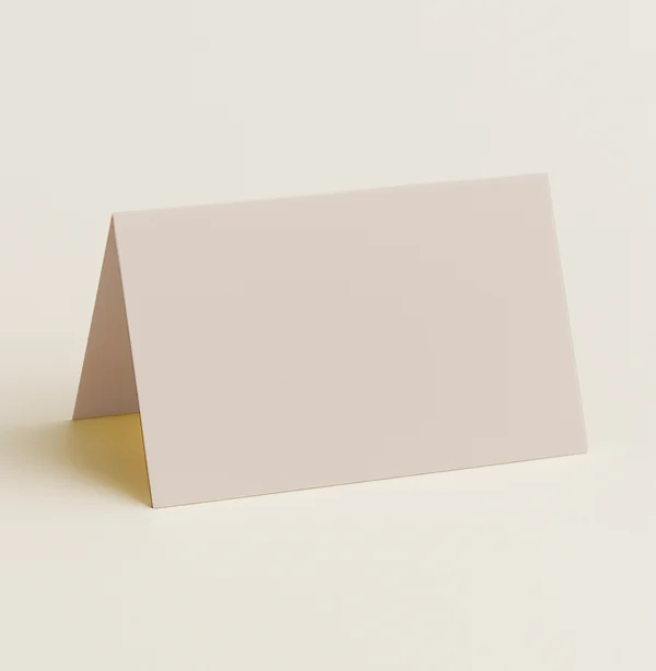 Folded Place Cards - Keaykolour Biscuit