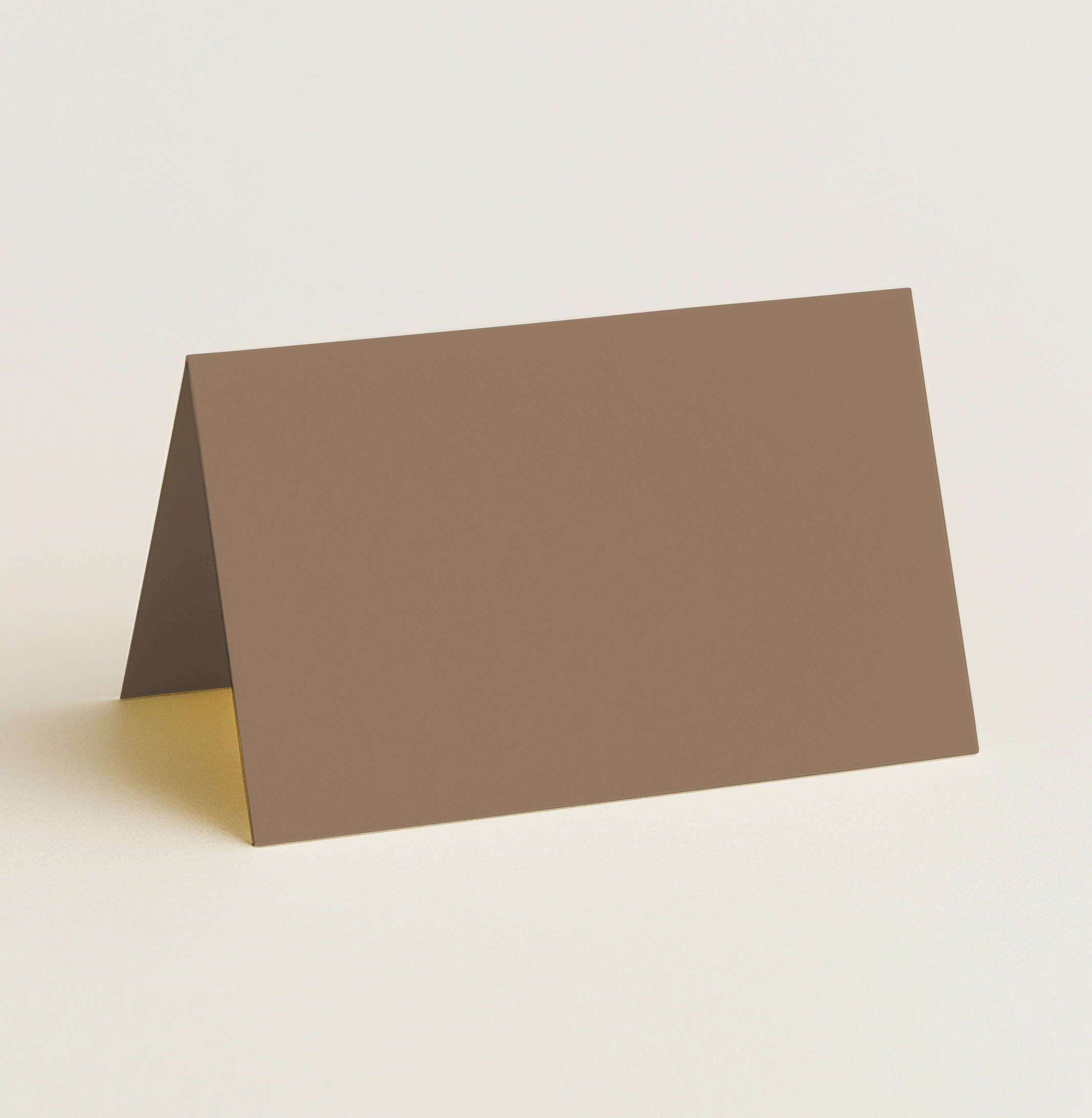 Folded Place Cards – Keaykolour Cappuccino
