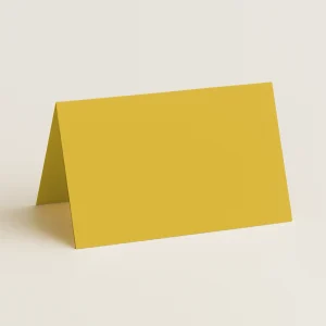 Folded Place Cards - Keaykolour Indian Yellow