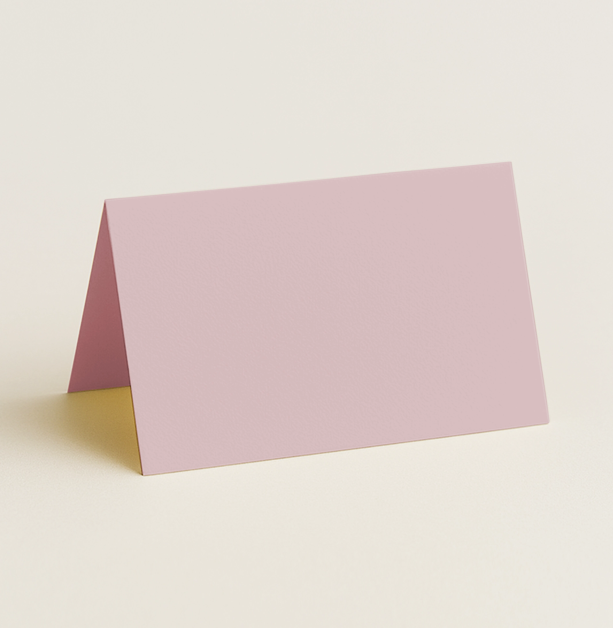 Folded Place Cards – Keaykolour Old Rose