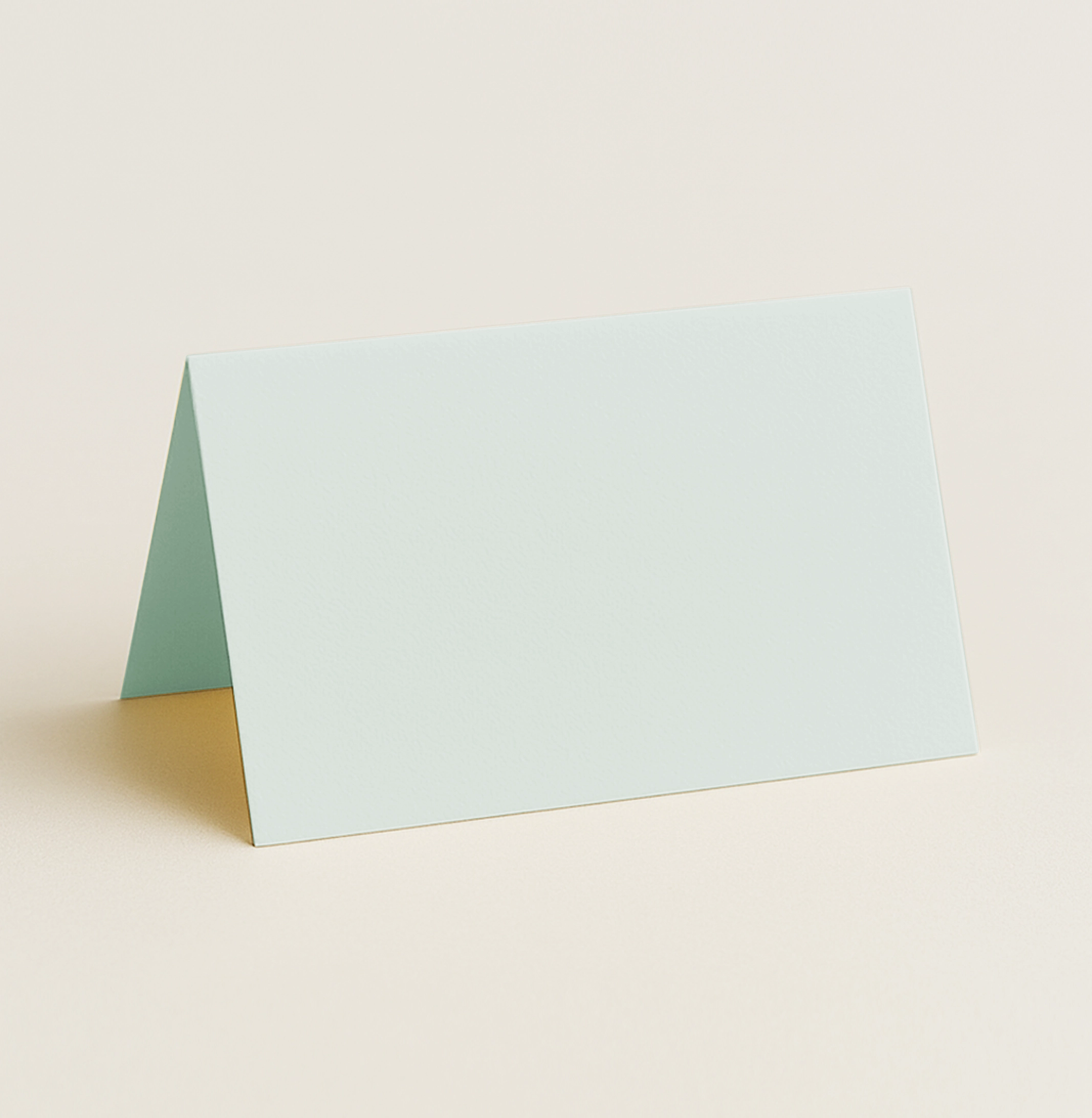 Folded Place Cards – Keaykolour Pastel Green