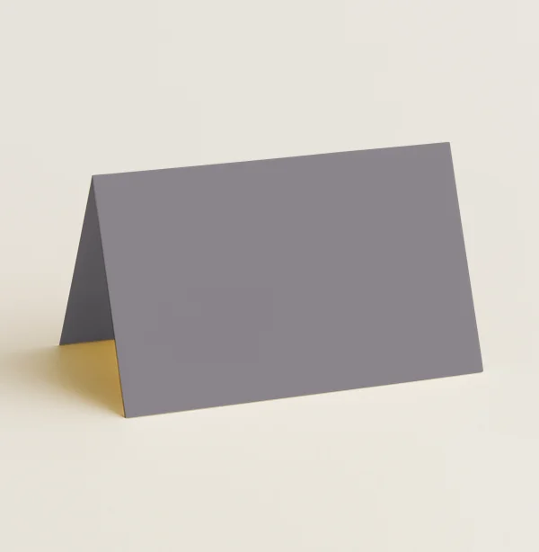 Folded Place Cards - Keaykolour Sombre Grey