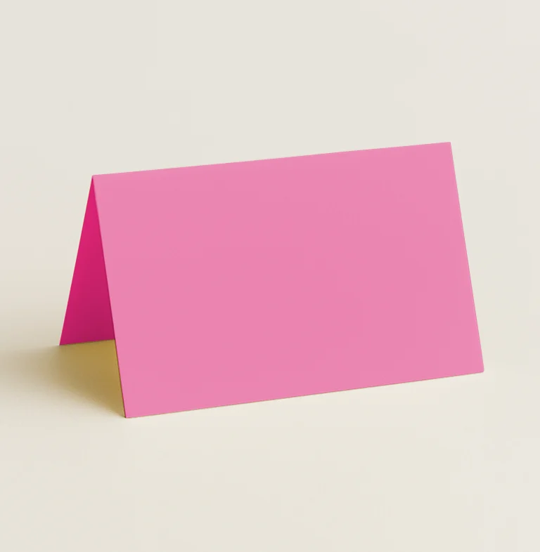 Folded Place Cards - Olin Colours Blush