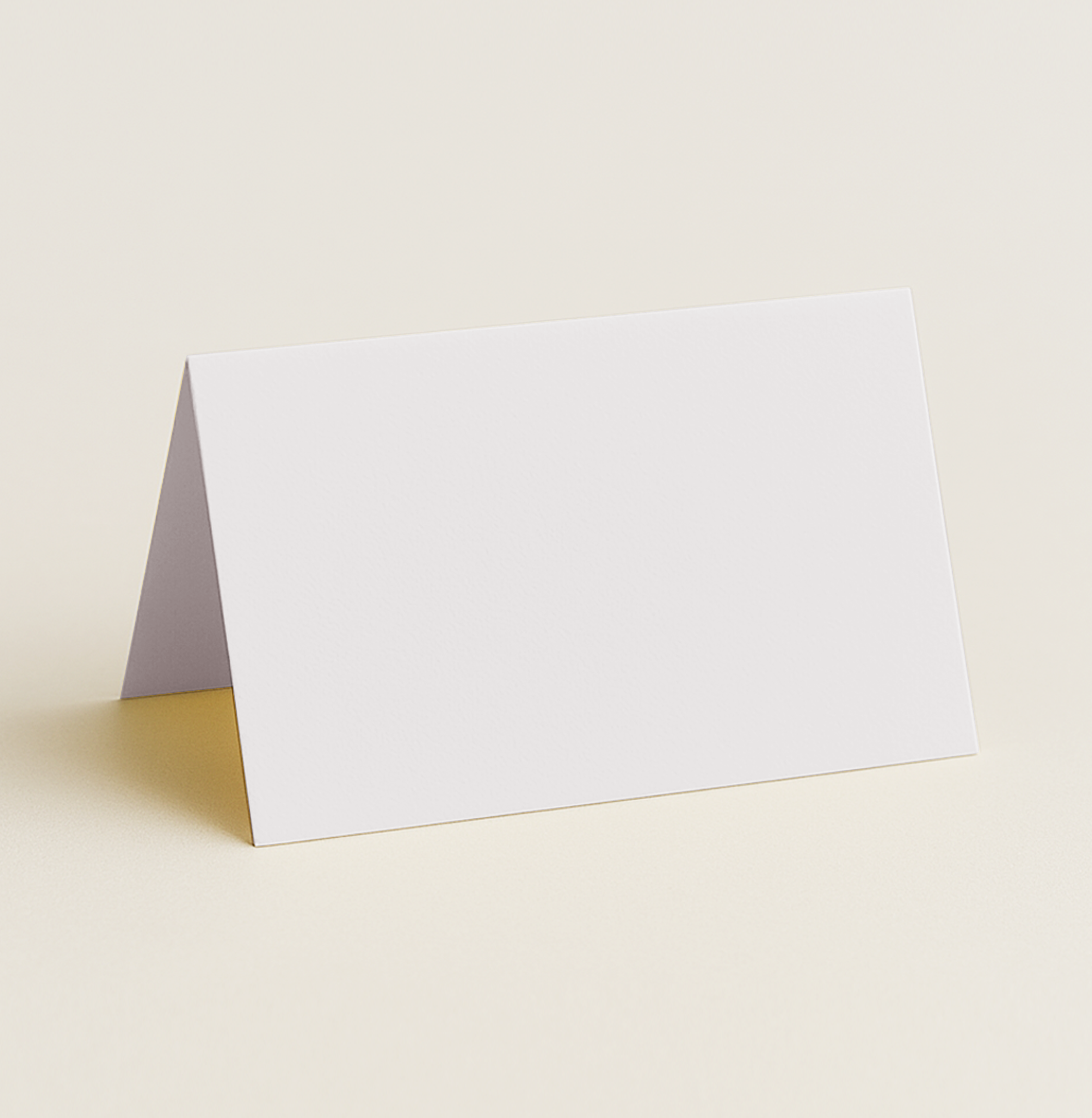 Folded Place Card in Olin Colours Cloud (240gsm)