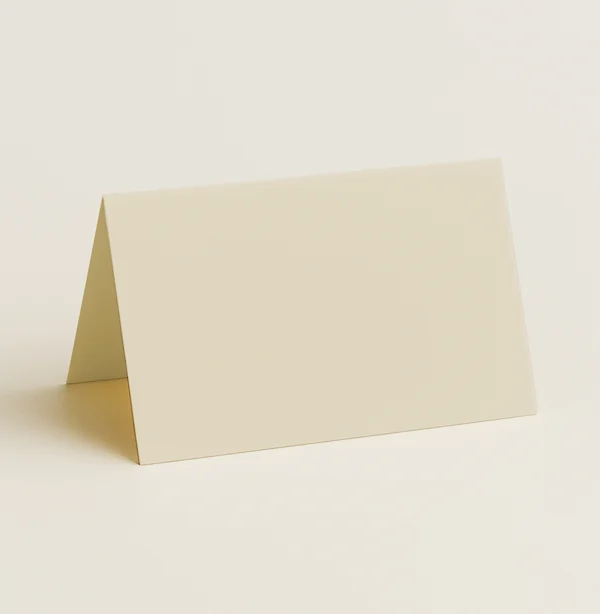 Folded Place Cards - Olin Colours Fawn