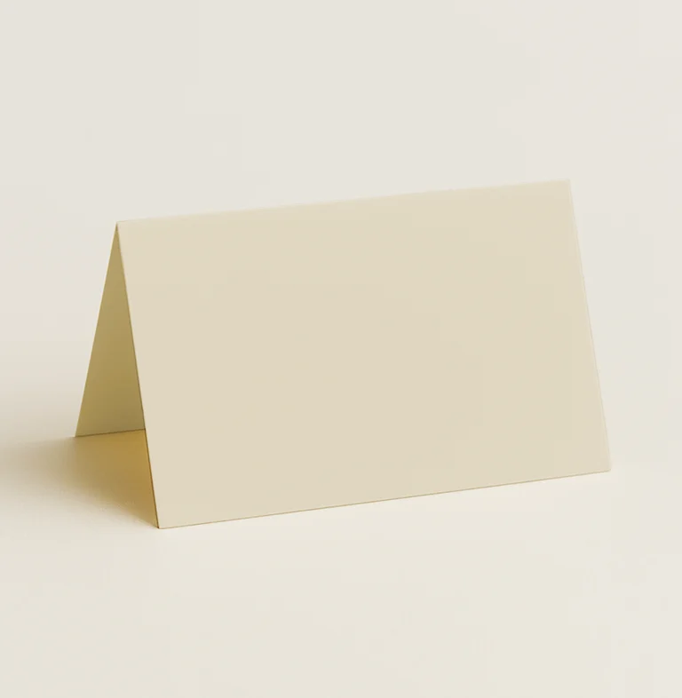 Folded Place Cards - Olin Colours Fawn