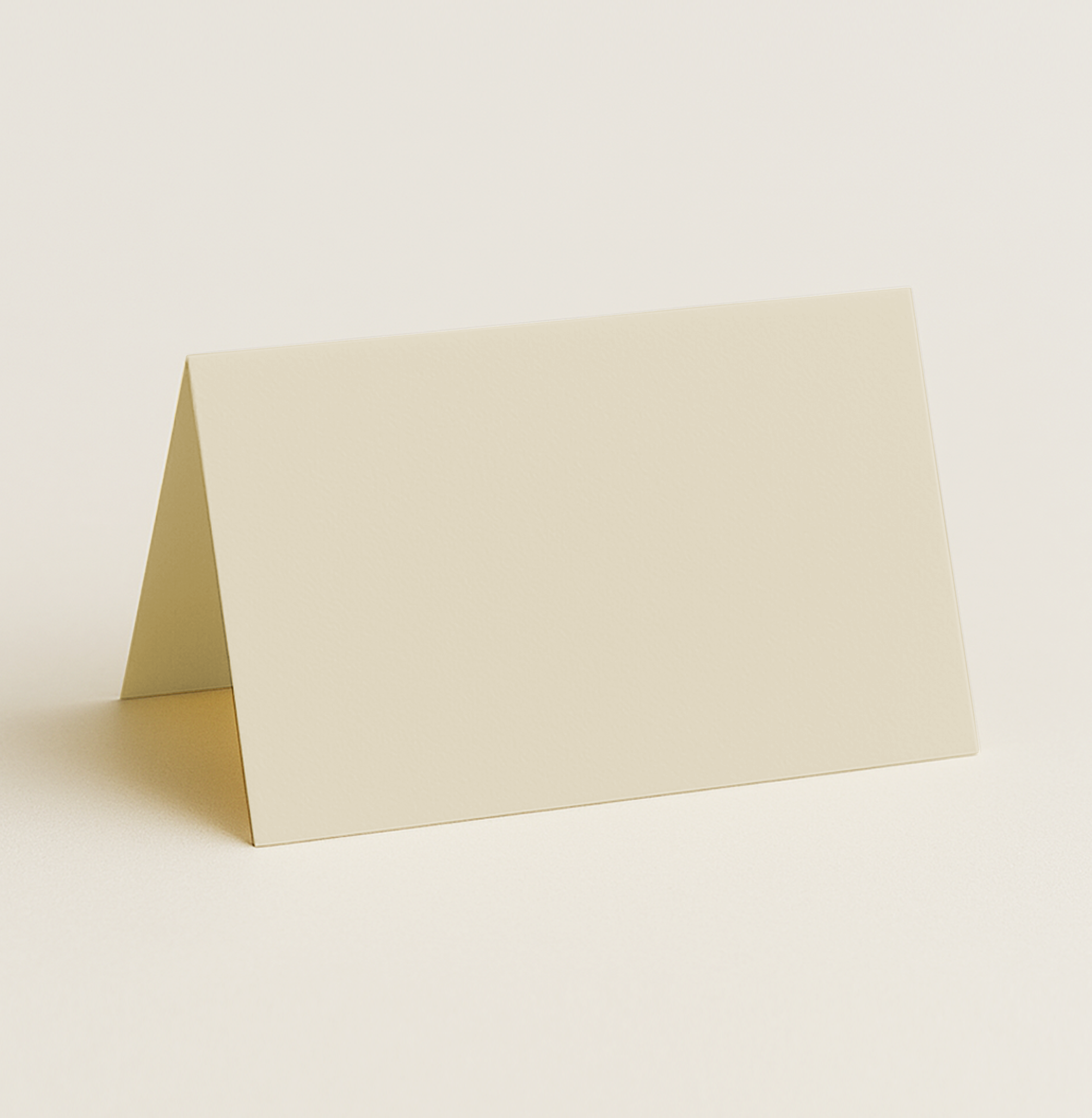 Folded Place Cards – Olin Colours Fawn