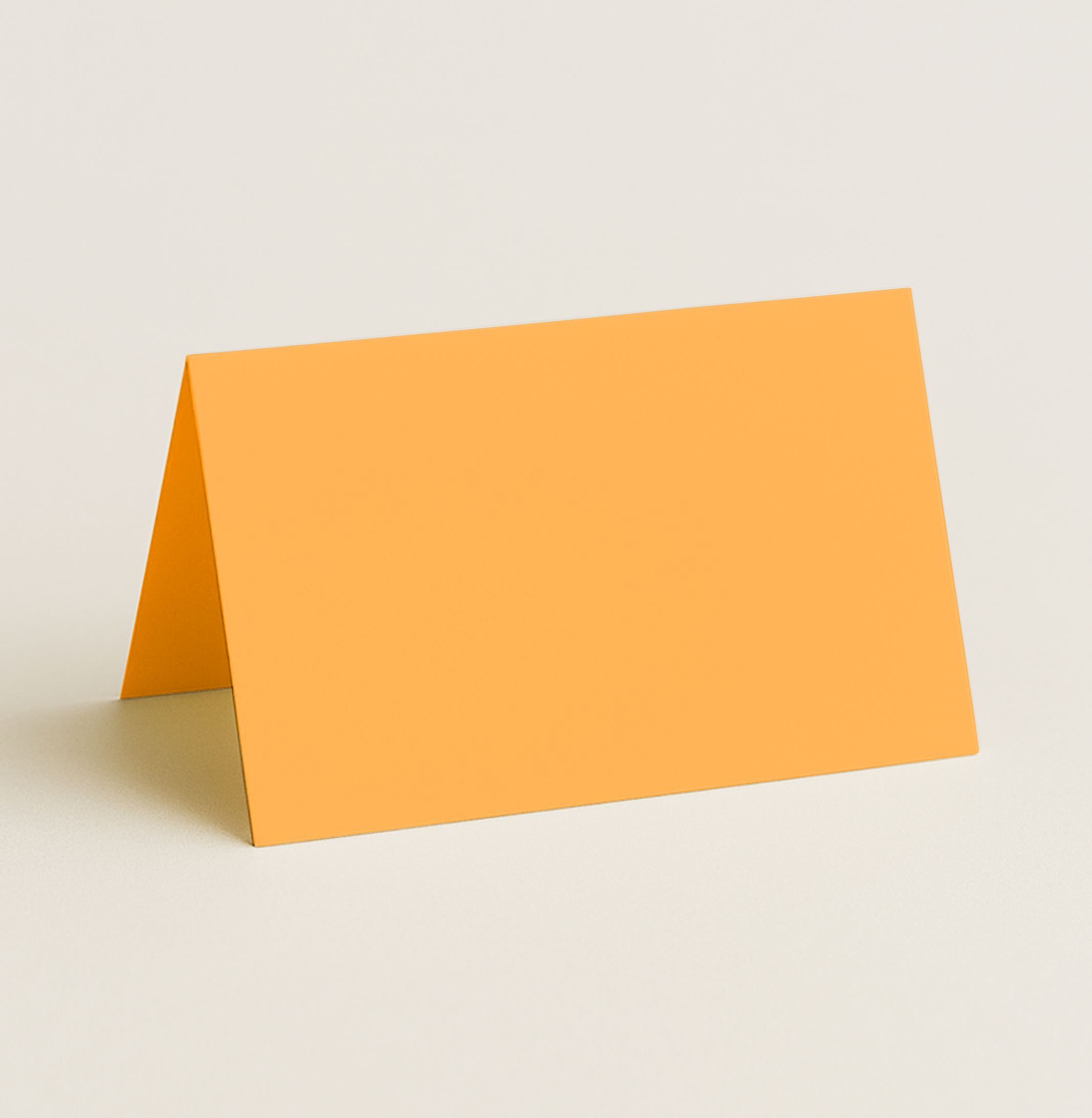 Folded Place Cards – Olin Colours Old Gold