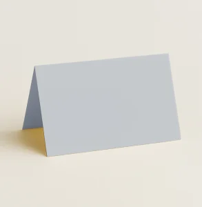 Folded Place Cards - Olin Colours Storm Grey - View 1