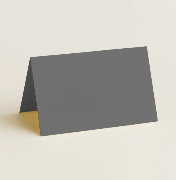 Folded Place Cards - Olin Colours Urban Grey