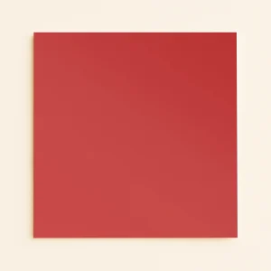 150mm Square Flat Sheet Card - Curious Metallics Magma