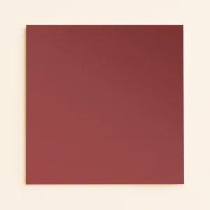 150mm Square Flat Sheet Card - Curious Metallics Red Lacquer