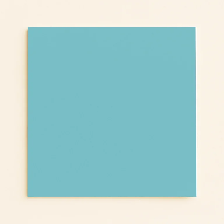 150mm Square Flat Sheet Card - Keaykolour Caribbean Blue