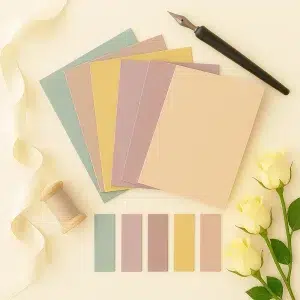 Coloured A6 Flat Sheet Cards