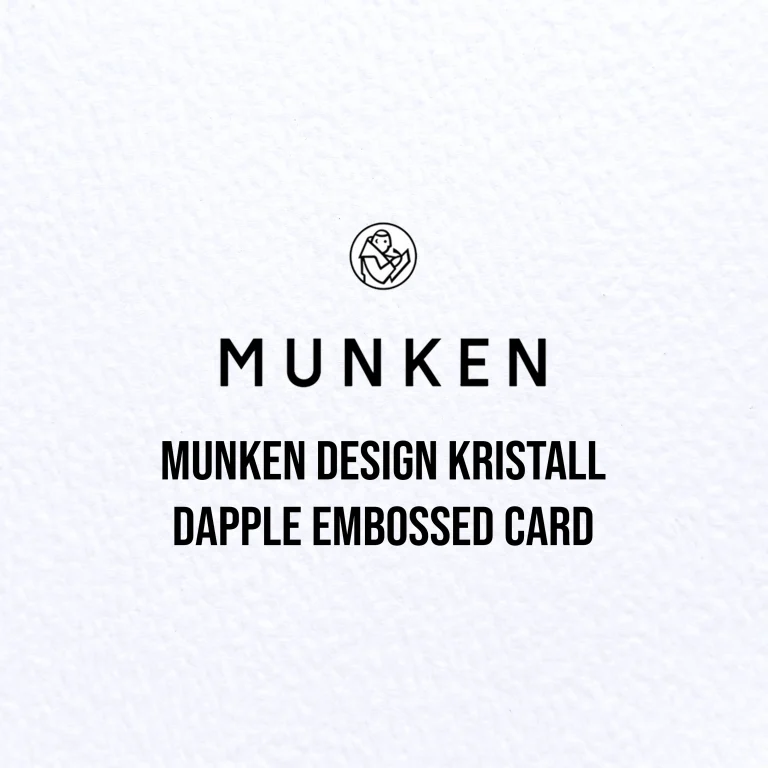 Munken Design Kristall Dapple Embossed Card