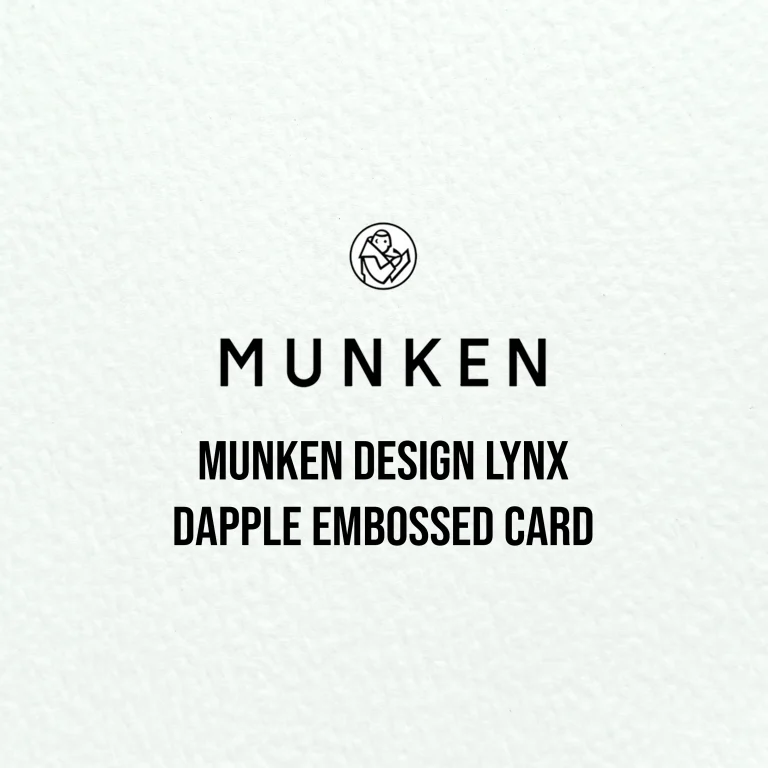 Munken Design Lynx Dapple Embossed Card