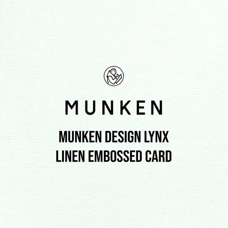 Munken Design Lynx Linen Embossed Card