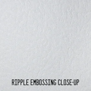 Munken Design Ivory Ripple Embossed Card - View 3