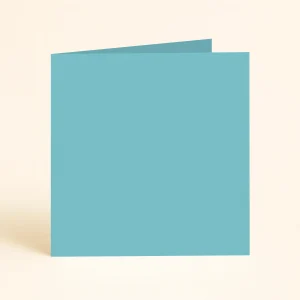 125mm square folded Caribbean Blue keaykolour