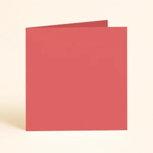 125mm square folded Coral keaykolour