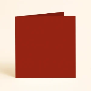 125mm square folded Guardsman Red keaykolour