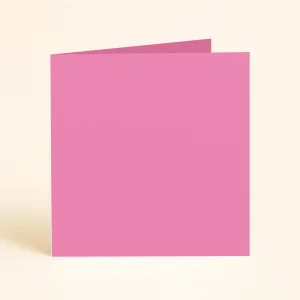 125mm square folded Olin colours Blush 1