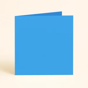 125mm square folded Olin colours California Blue