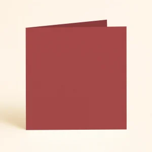 125mm square folded Olin colours Cherry