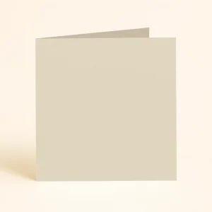 125mm square folded Olin colours Fawn
